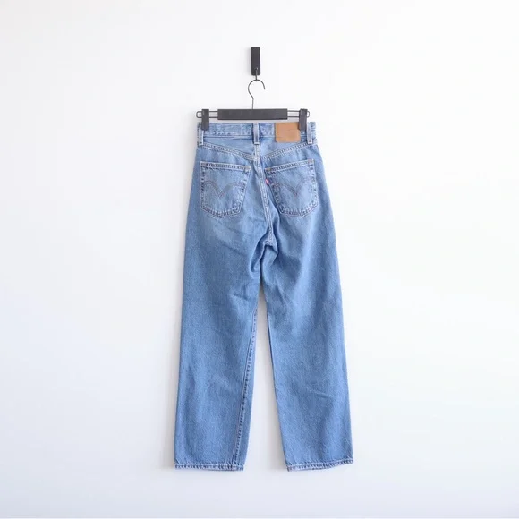 Levi's Women's Straight Leg Jeans - Light Blue - Picture 2 of 5
